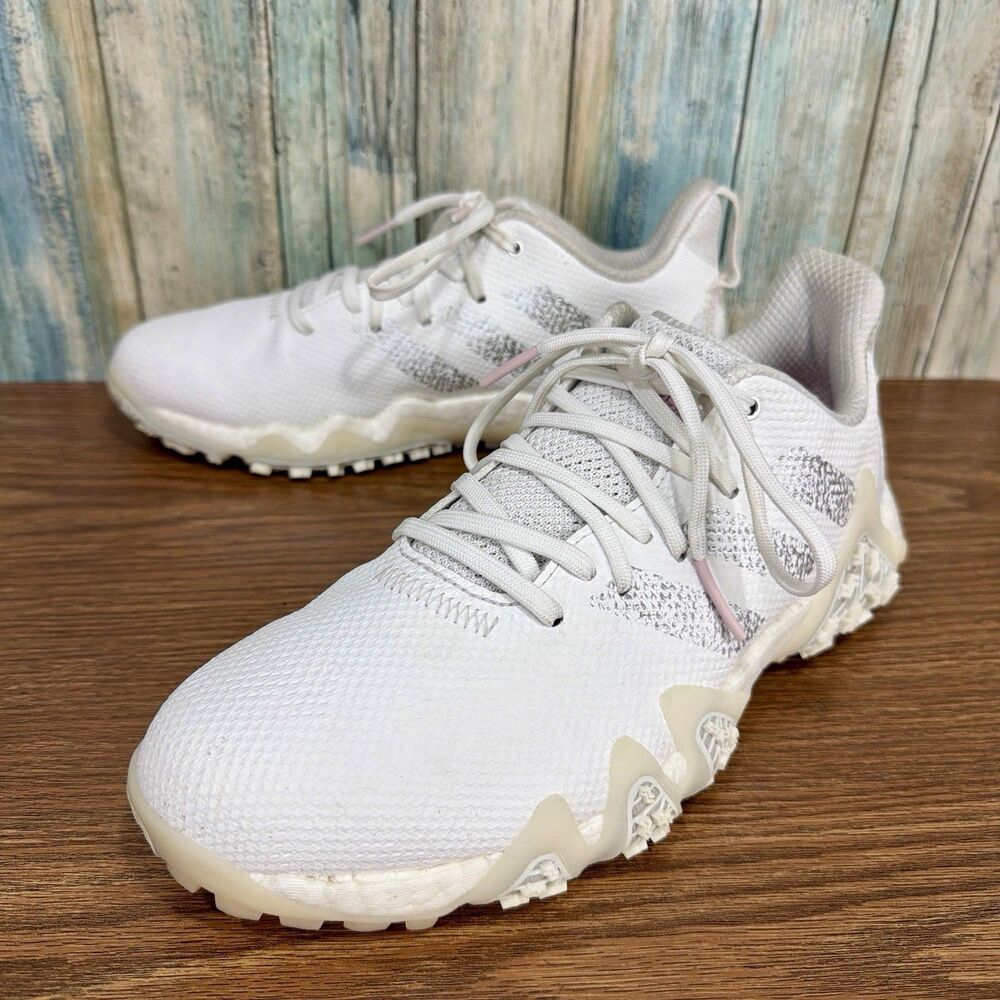 Adidas Codechaos Mens Size 10 White Spikeless Golf Shoes Sneakers GX3933